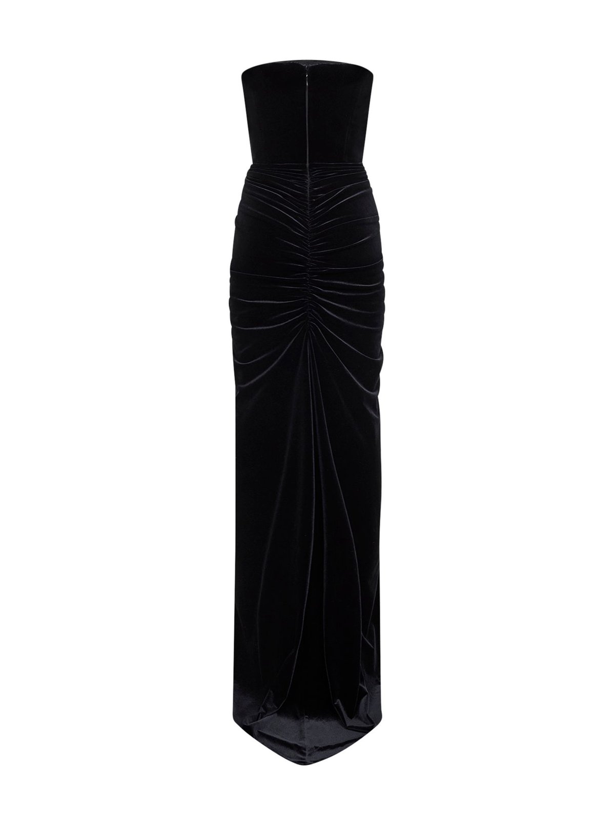 slate blue formal dresses Low V Pleated Gown salewomen-dresses bodice beauty that can Lexi backless Dress (White) Size::7-8T