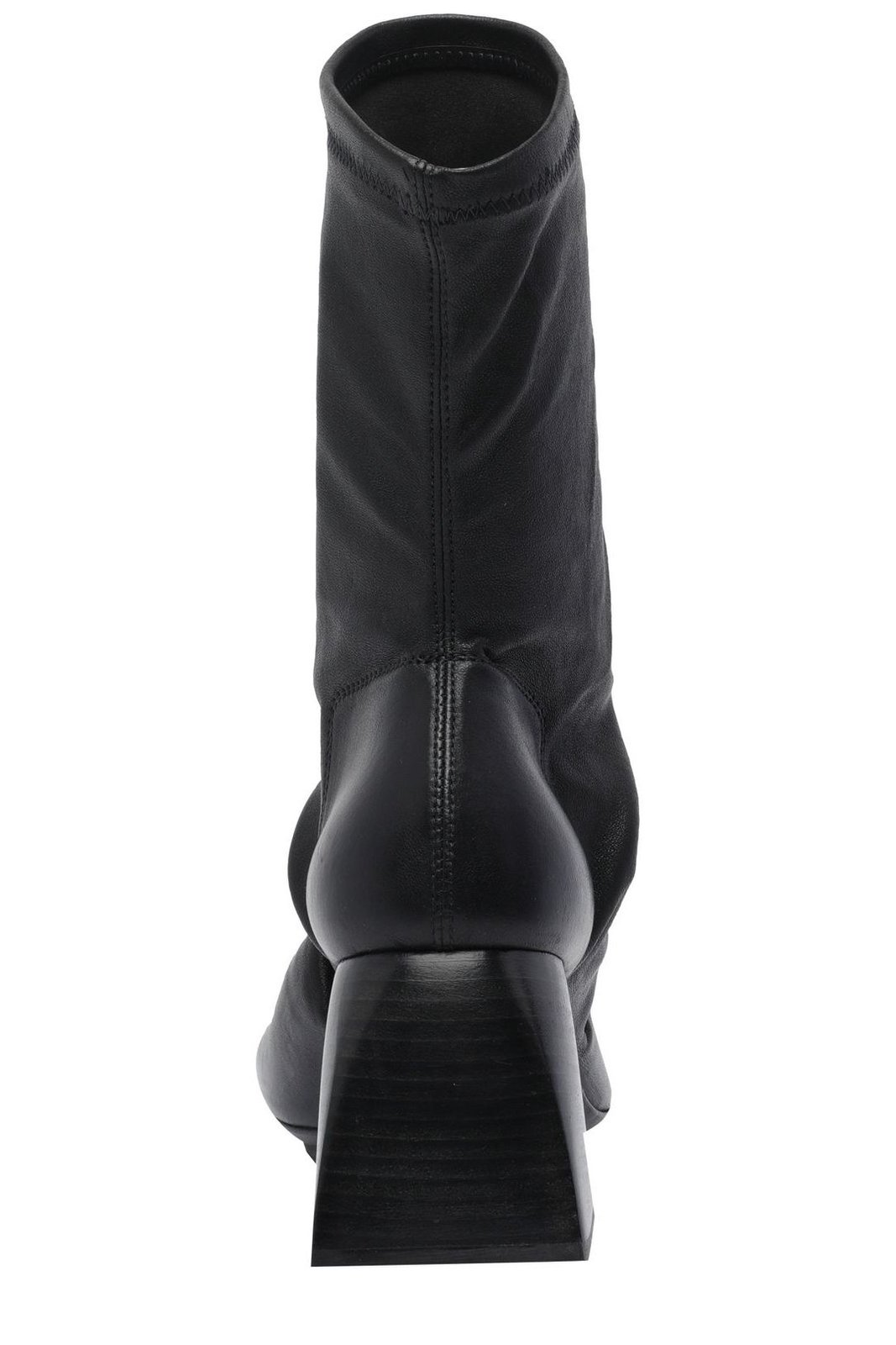 Uma Wang Square-Toe Block Heel Ankle Boots