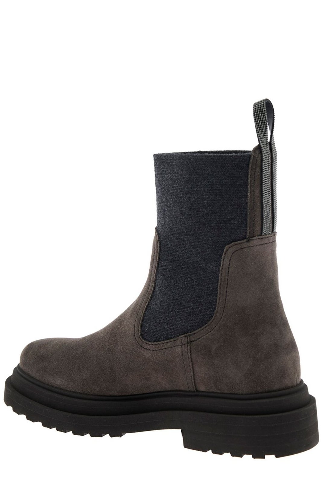 Brunello Cucinelli Round Toe Chelsea Boots