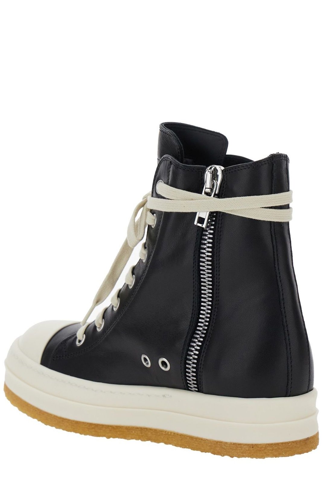 Rick Owens Zip-Fastened Lace-Up Sneakers