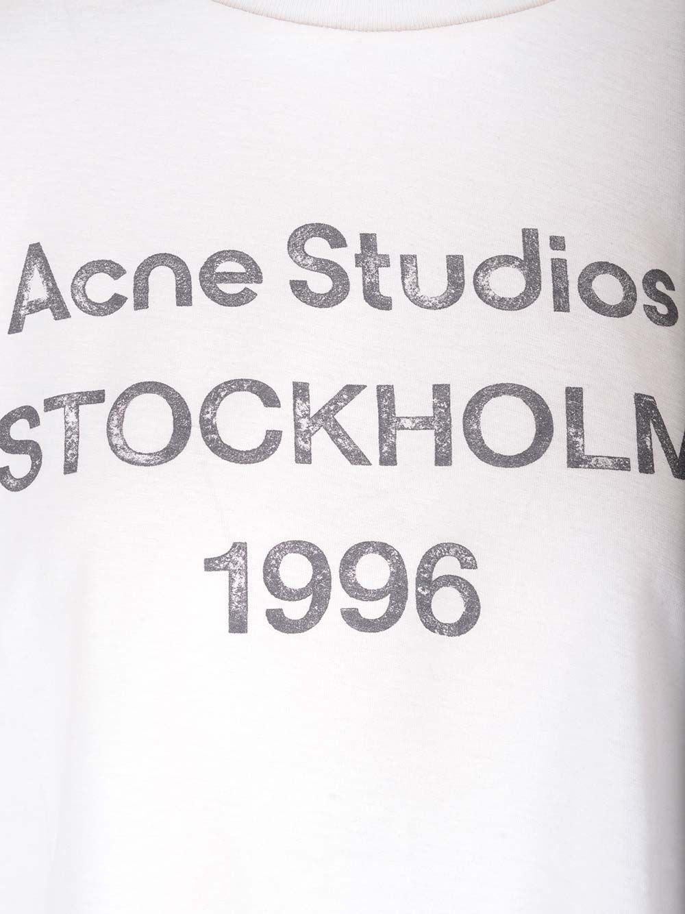 Acne Studios Logo Printed Crewneck T-Shirt