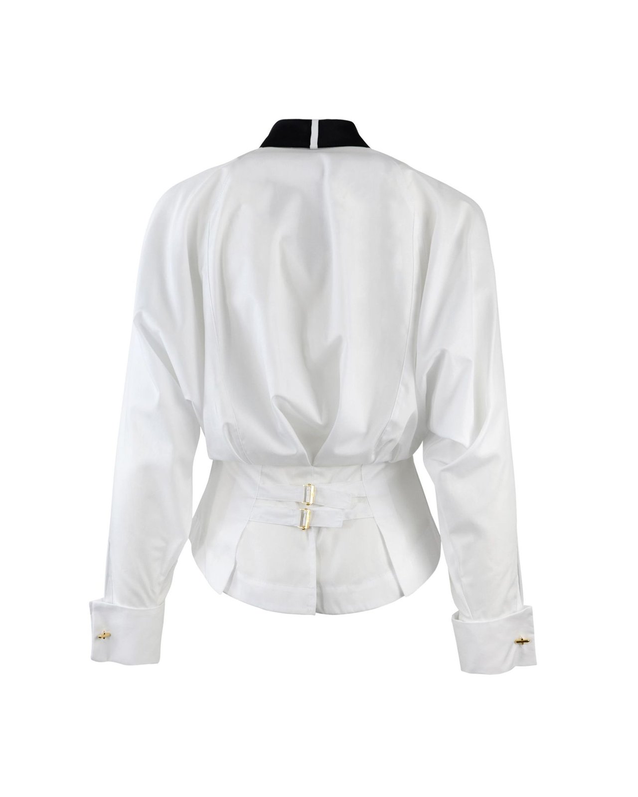 Elisabetta Franchi Tie Embellished Poplin Shirt – Cettire