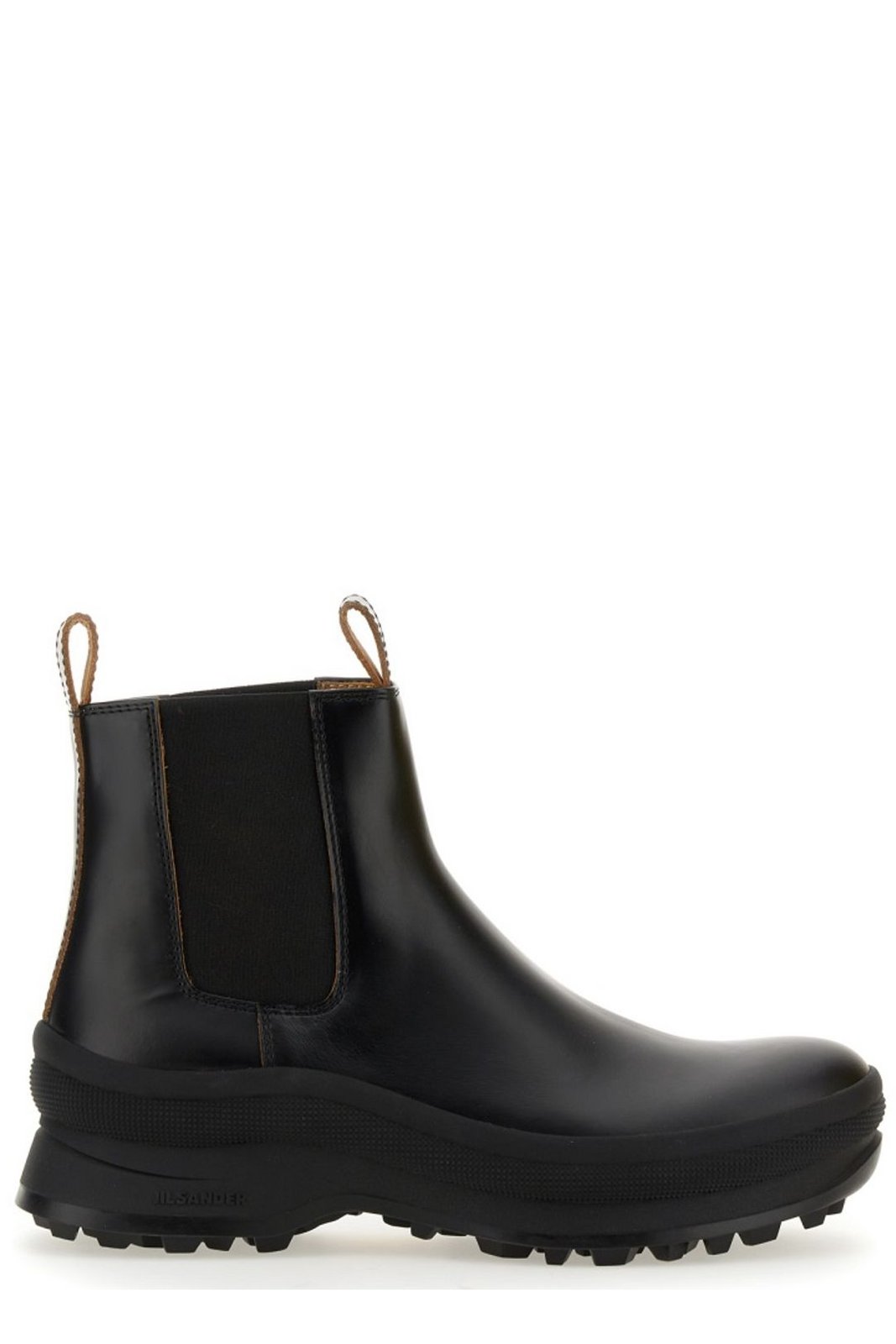 Shop Jil Sander Round Toe Chelsea Boots on Sale at