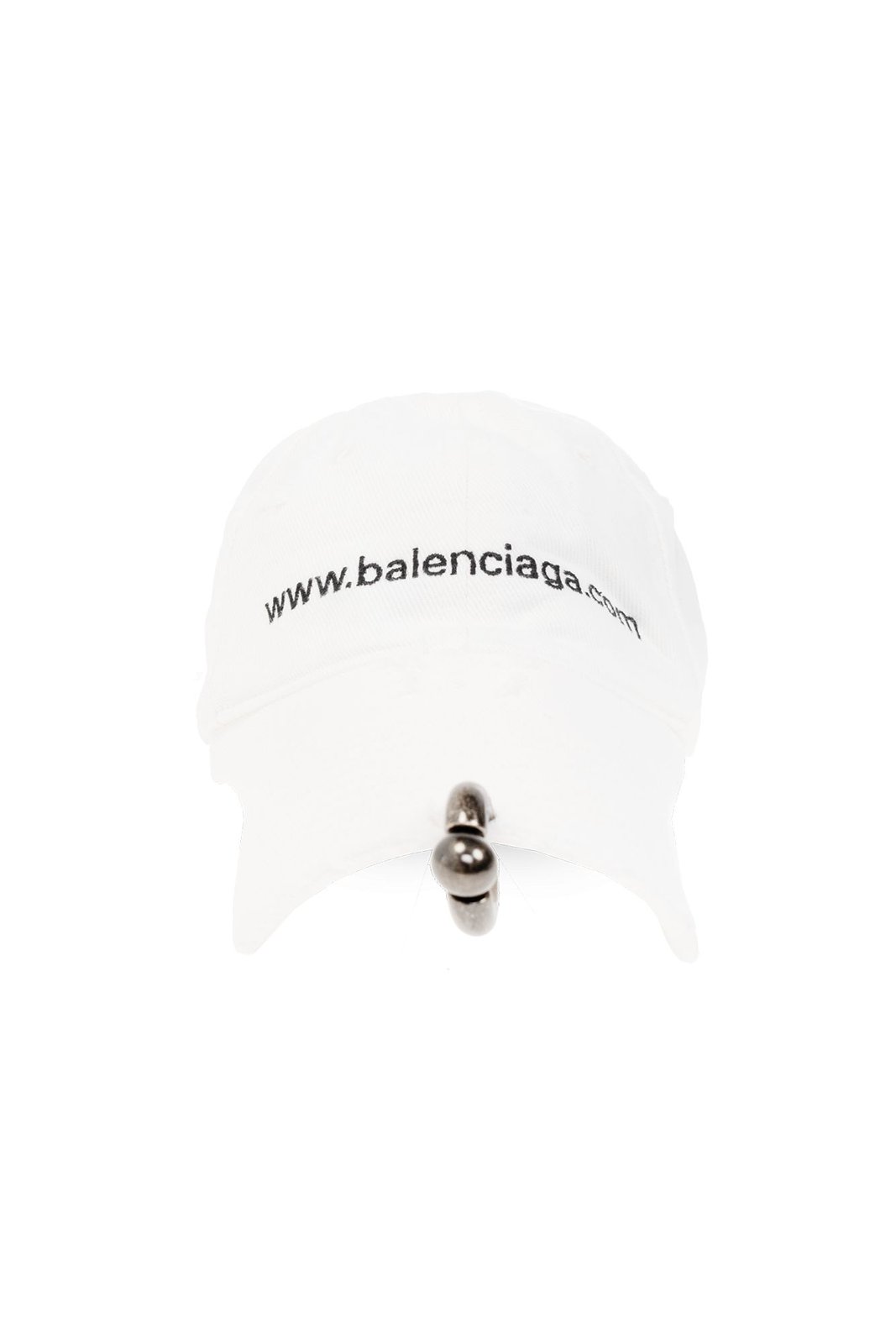 Balenciaga Front Piercing Faded Cap – Cettire