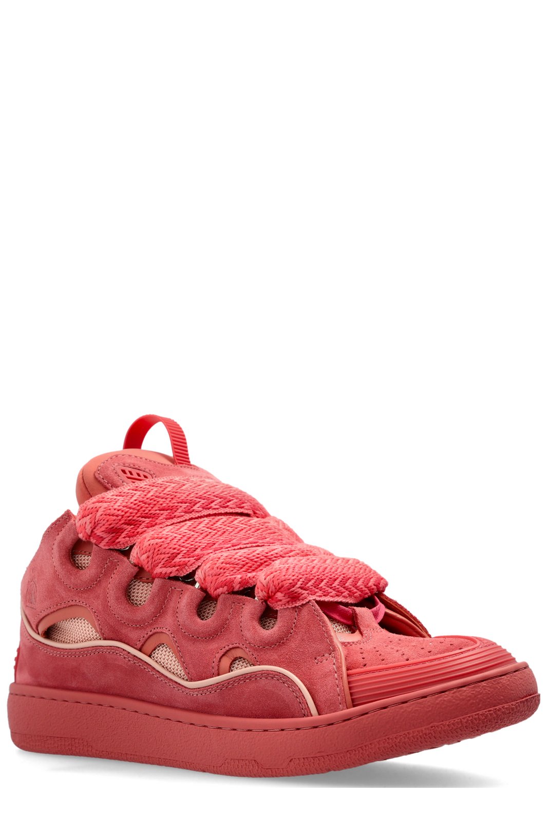 Lanvin Curb Lace-Up Sneakers