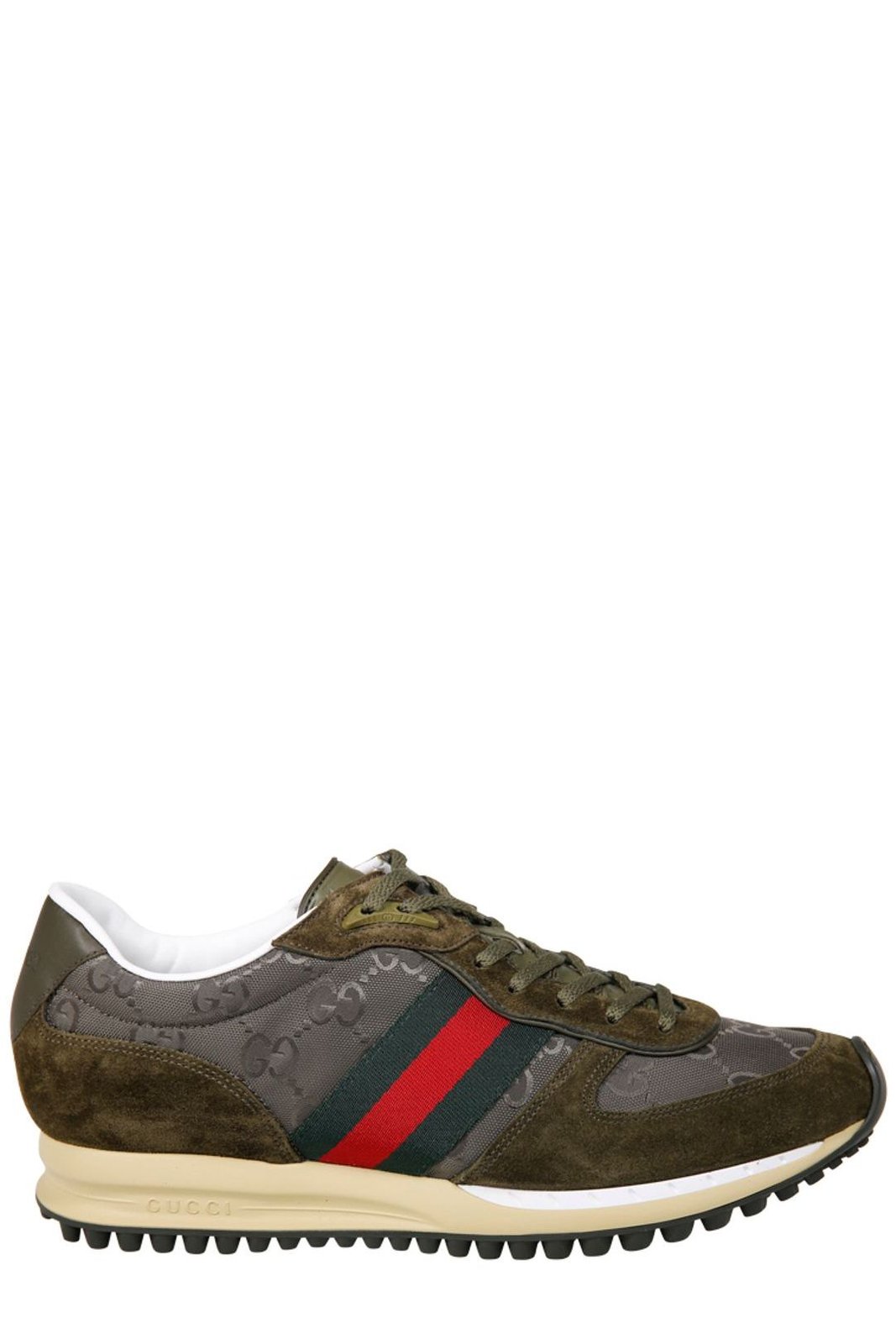 Gucci Panelled Lace-Up Sneakers