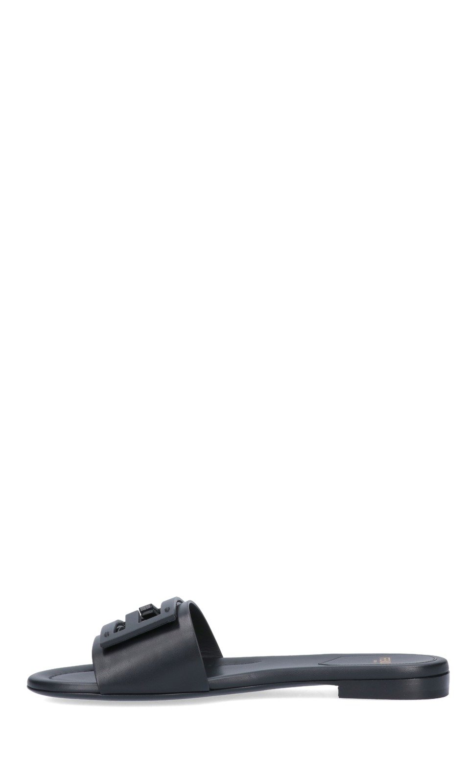 FENDI FFロゴ ミュール 37 Fendi Cross-Strap FF Logo Sandals | Saks Fifth Avenue