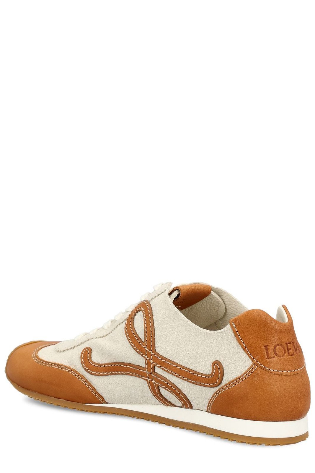 Loewe Round Toe Lace-Up Sneakers