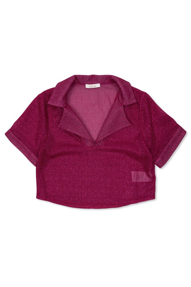 Oseree Kids 글리터 폴로 탑