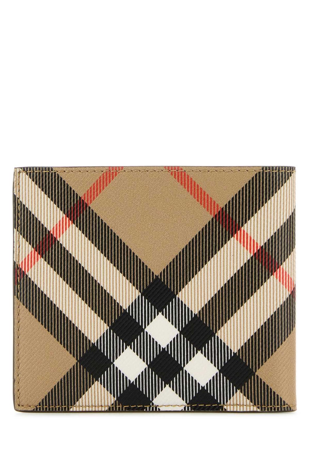 Burberry Check Printed Bifold Wallet