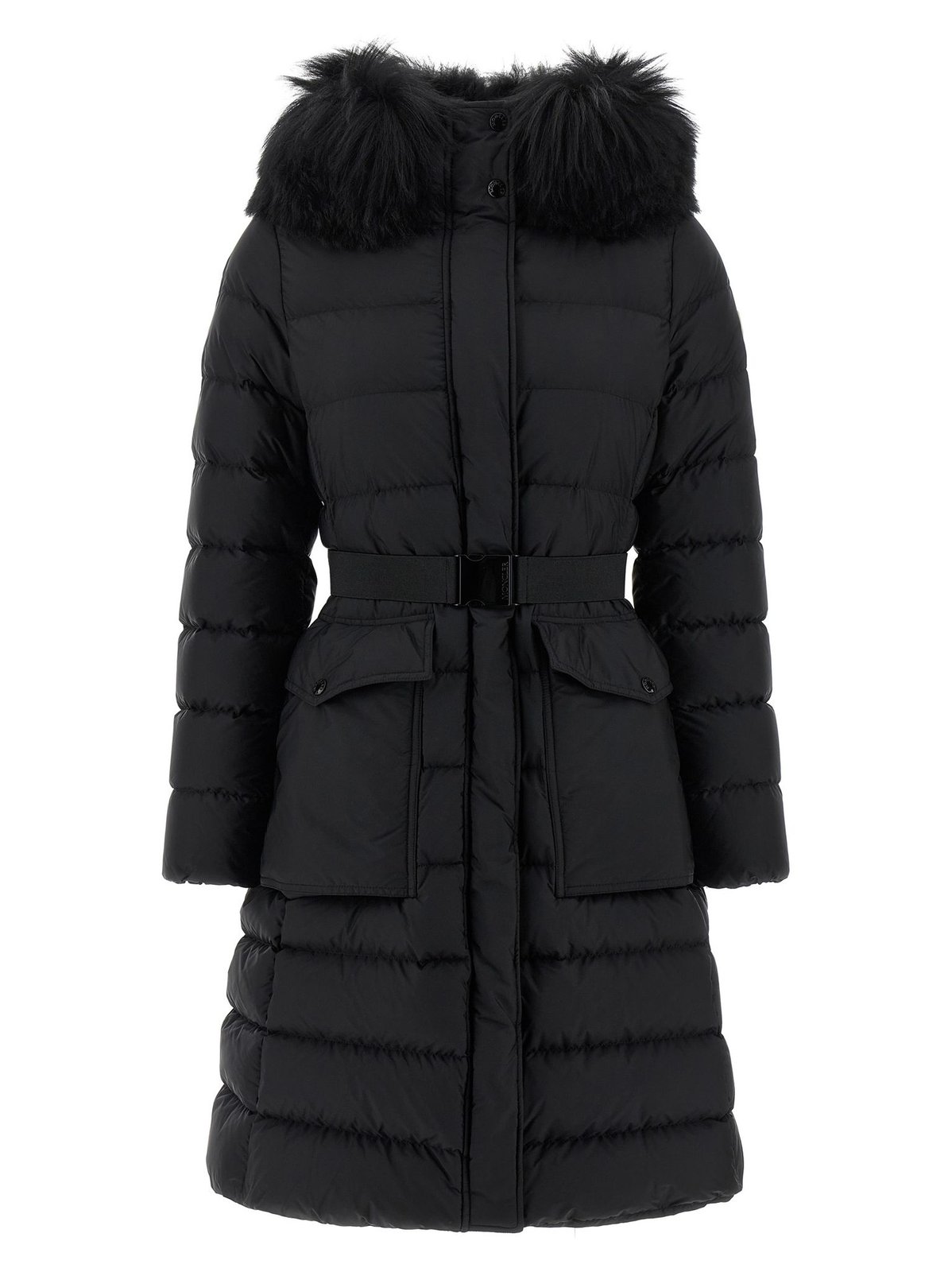 Moncler Khloesse Hooded Long Down Coat