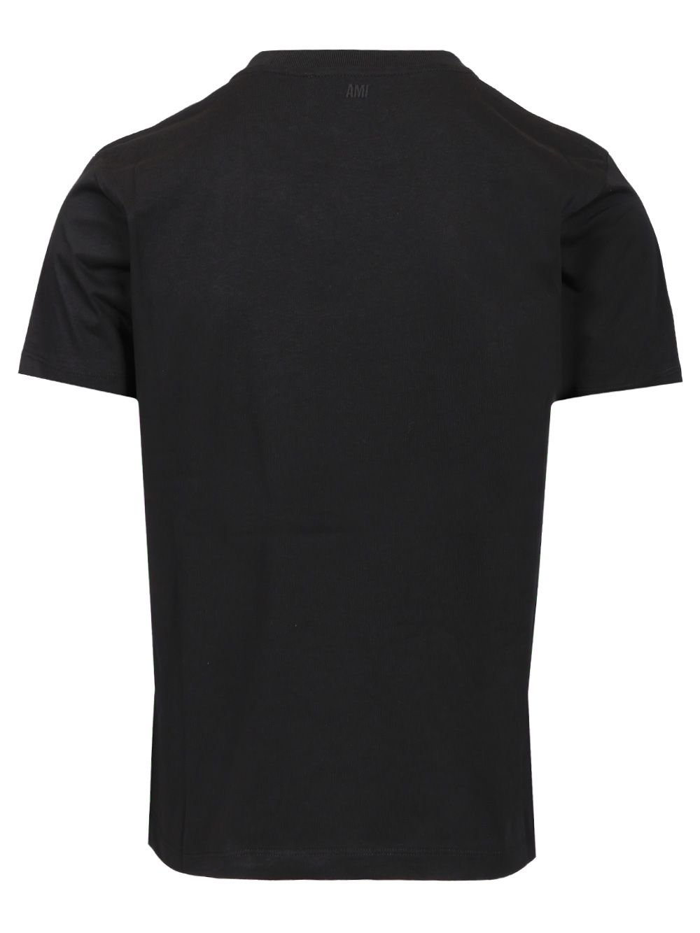 AMI Paris Ami de Coeur Logo-Embroidered Crewneck T-Shirt