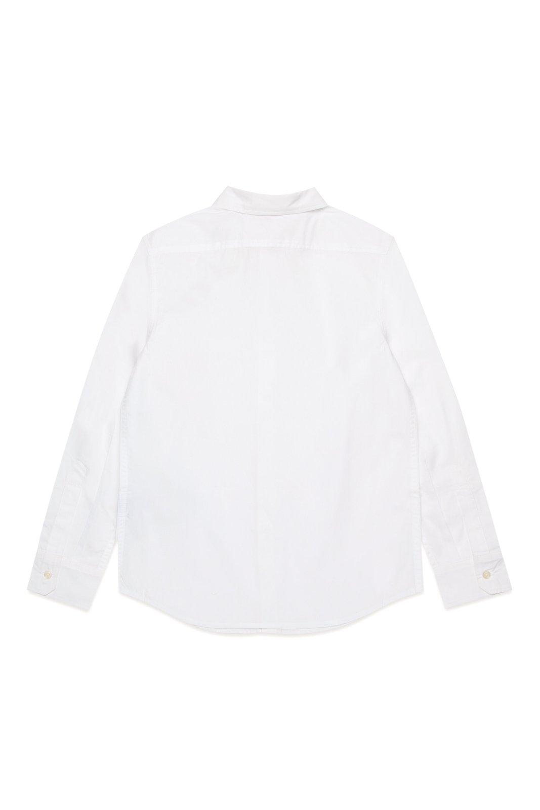Diesel Kids Oval-D Logo Embroidered Long-Sleeved Shirt