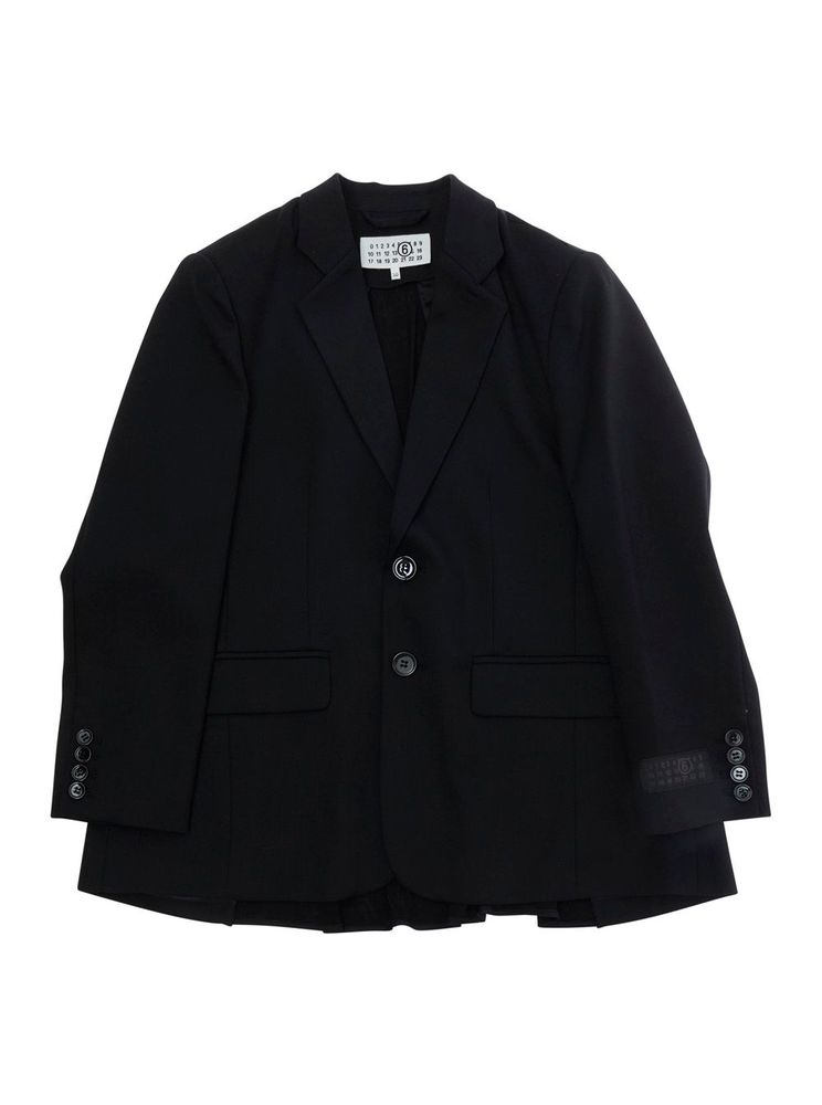 MM6 Maison Margiela Kids 싱글 브레스트 블레이저