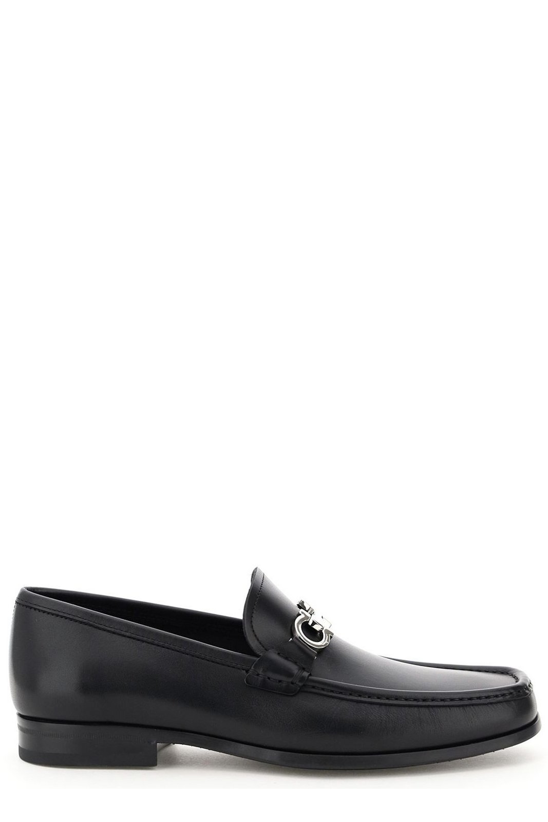 Ferragamo Gancini-Plaque Slip-On Loafers