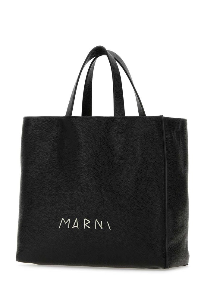 【MARNI】マルニ ムセオ ロゴ刺繍 ショッパーバッグ 関税送料込 マルニ ムセオ ロゴ刺繍 ショッパーバッグ