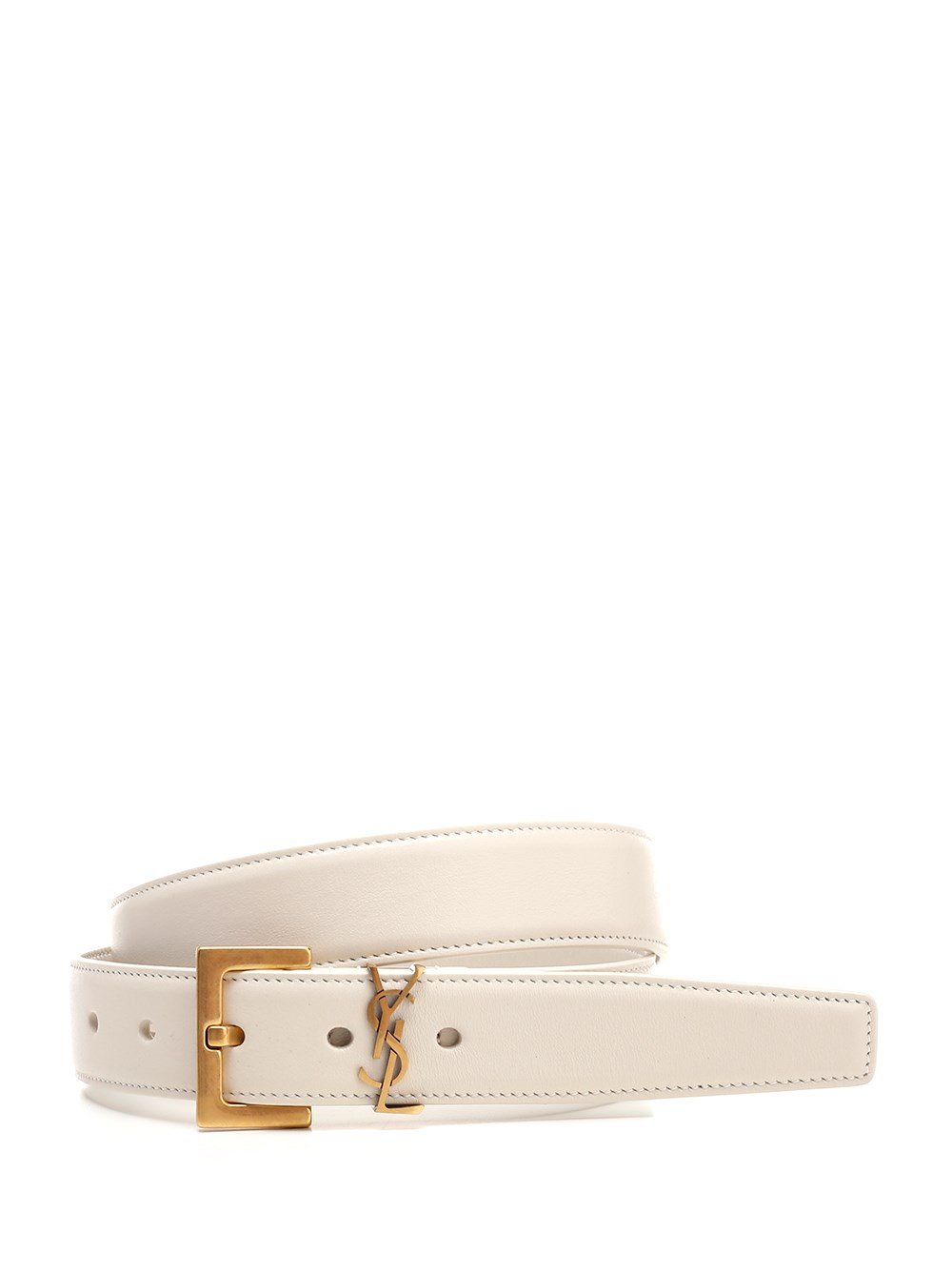 Saint Laurent Monogram Buckled Belt