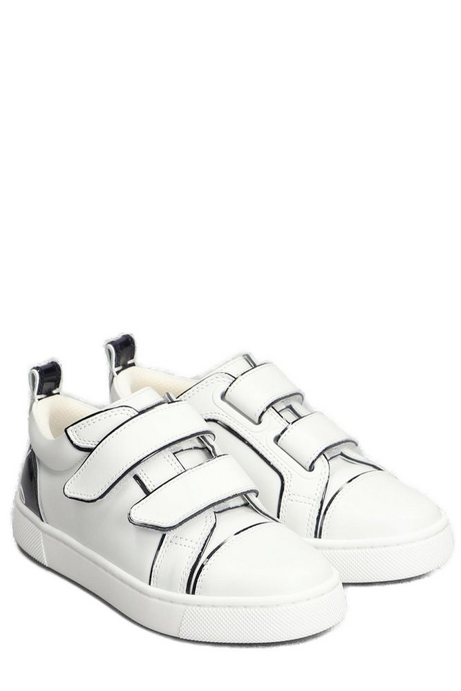 Christian Louboutin Kids 퍼니토 스크래치 라운드 토 스니커즈