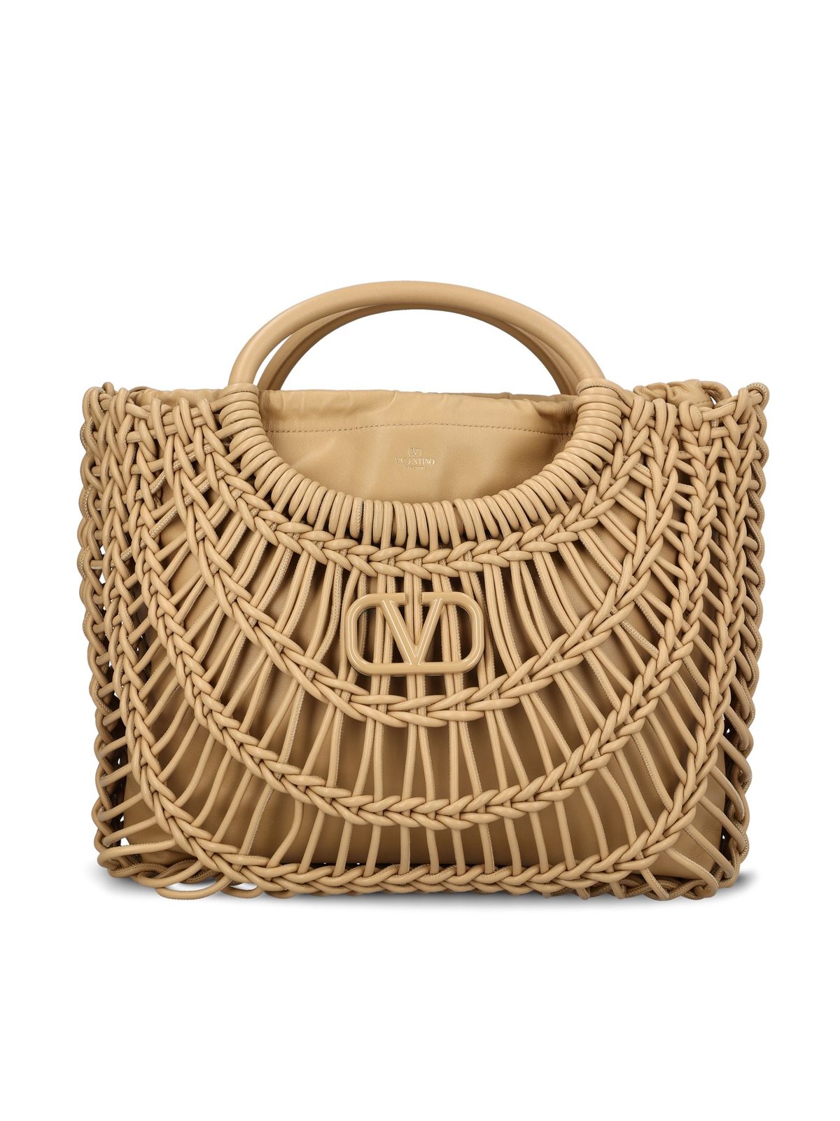 Valentino AllKnots Logo Plaque Tote Bag