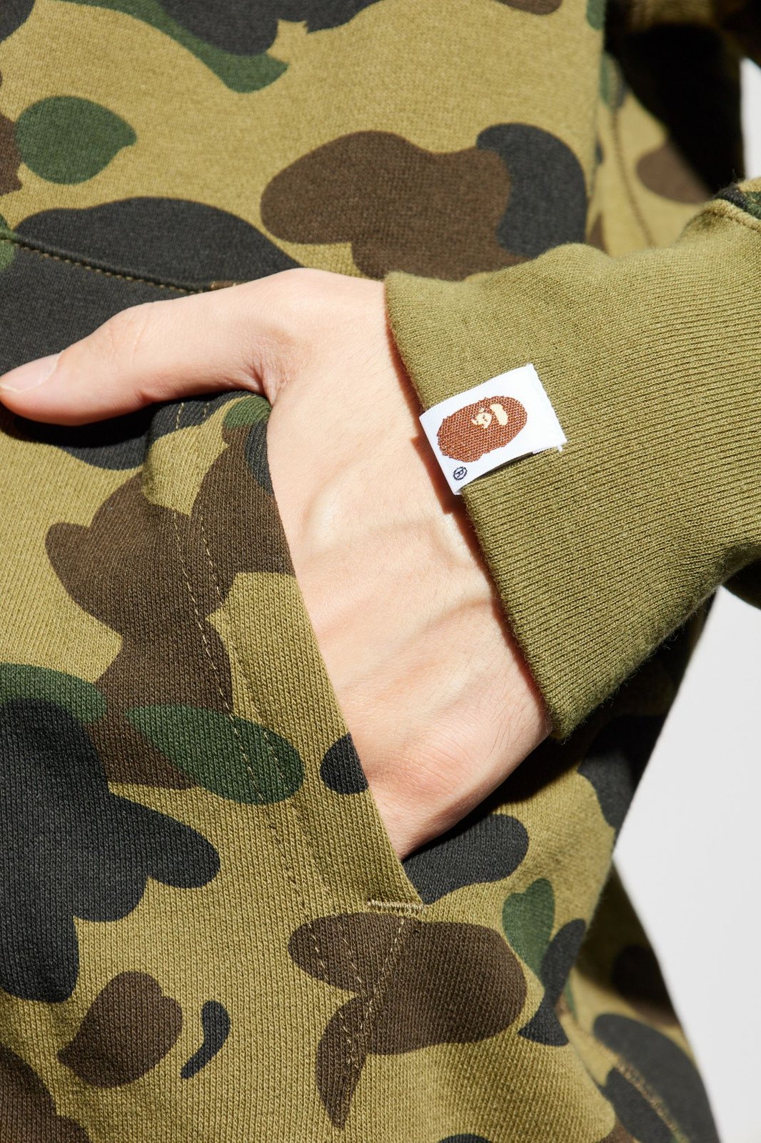 A BATHING APE® Moro Motif Zip-Up Sweater