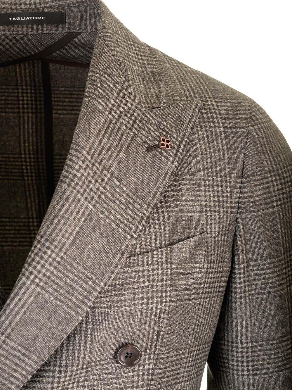 Tagliatore Montecarlo Double-Breasted Checked Suit