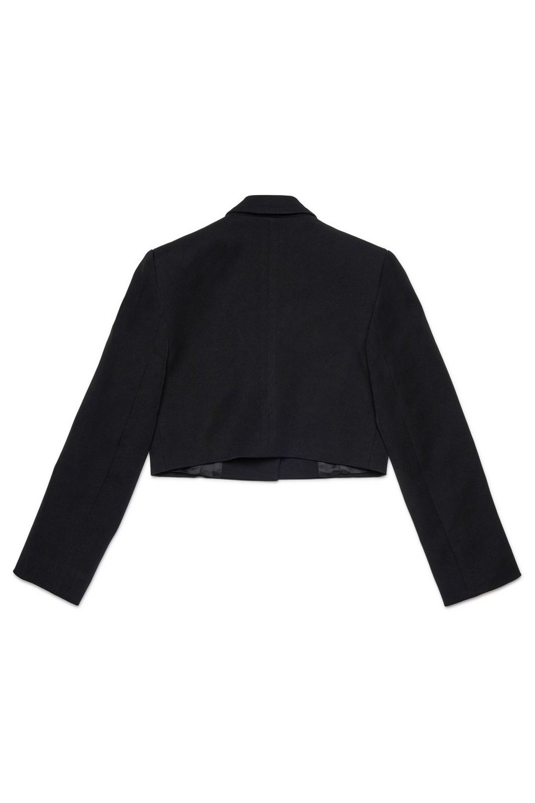 Diesel Kids Oval-D Plaque Cropped Jacket