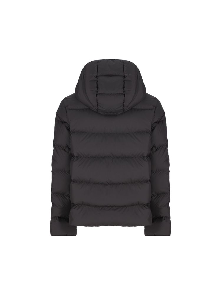 Moncler Enfant 지퍼 퀼팅 후드 자켓
