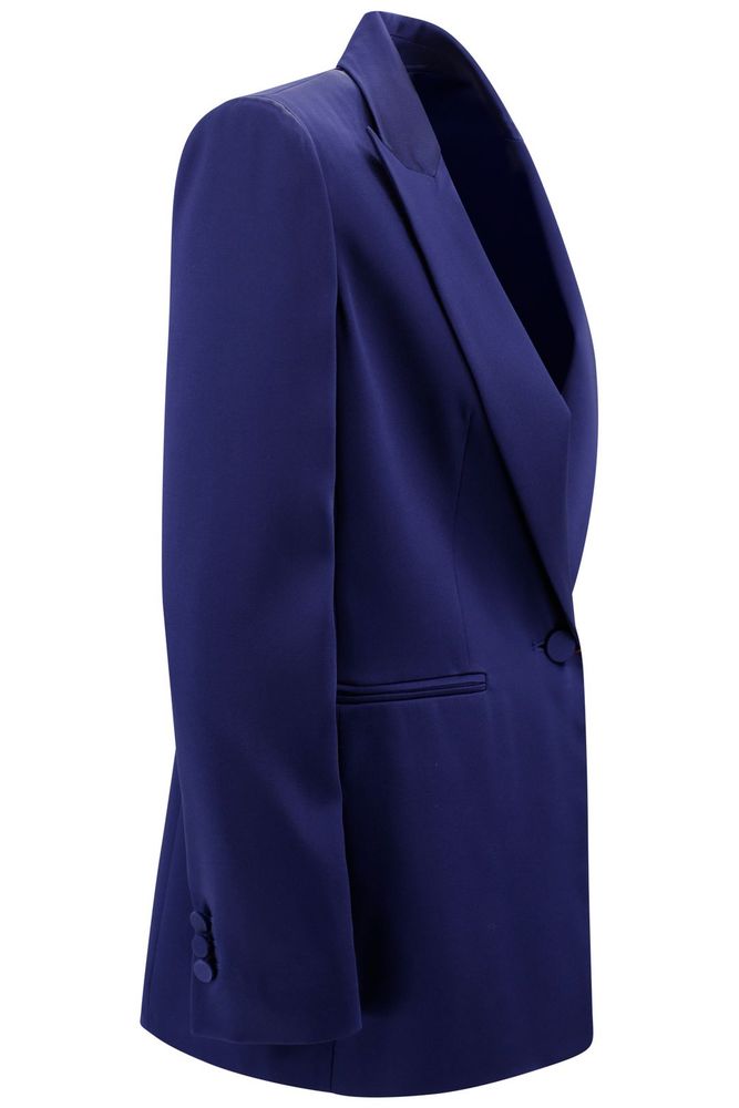 MAX MARA STUDIO 싱글 브레스티드 테일러드 블레이저