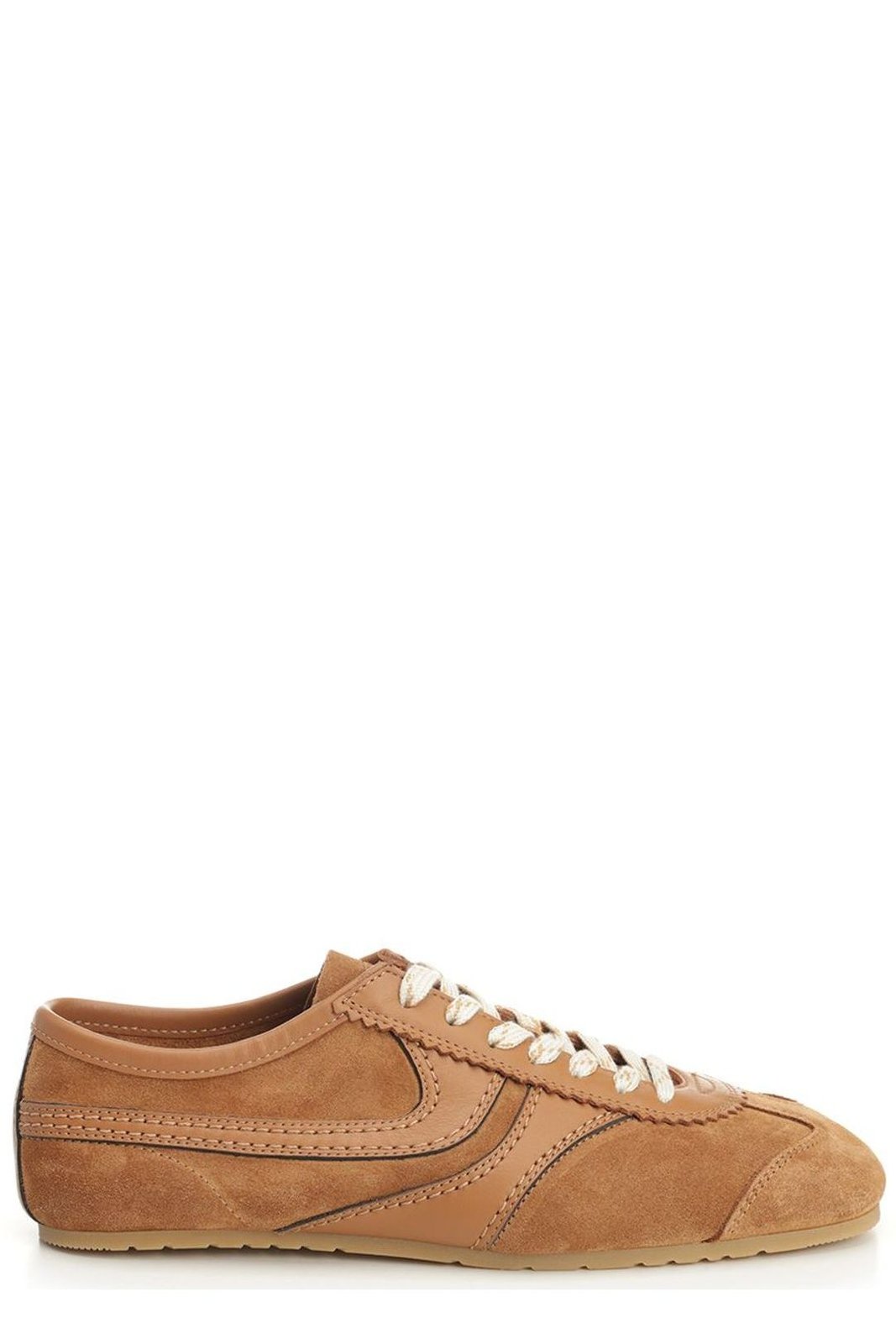 Dries Van Noten Round Toe Lace-Up Sneakers