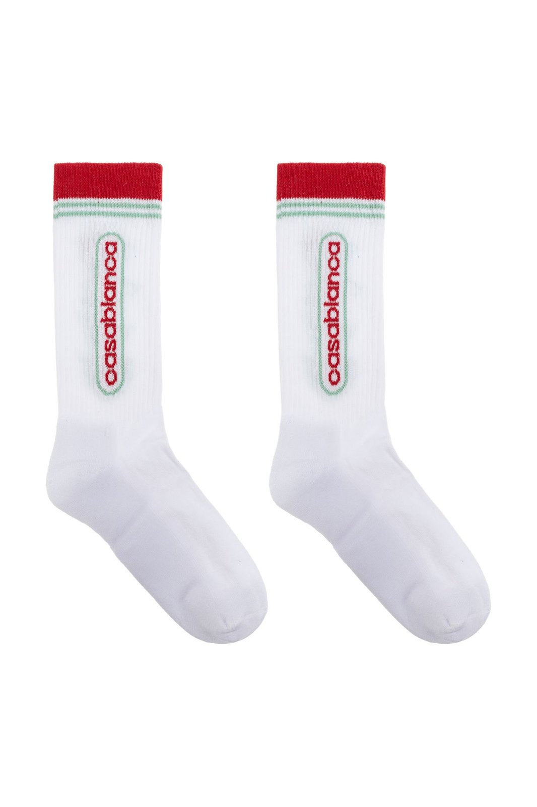 Casablanca Logo Intarsia-Knit Socks