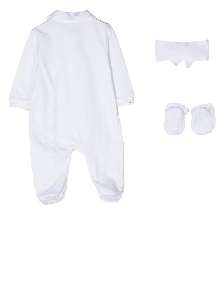 La Perla Kids 보우 디테일 점프수트