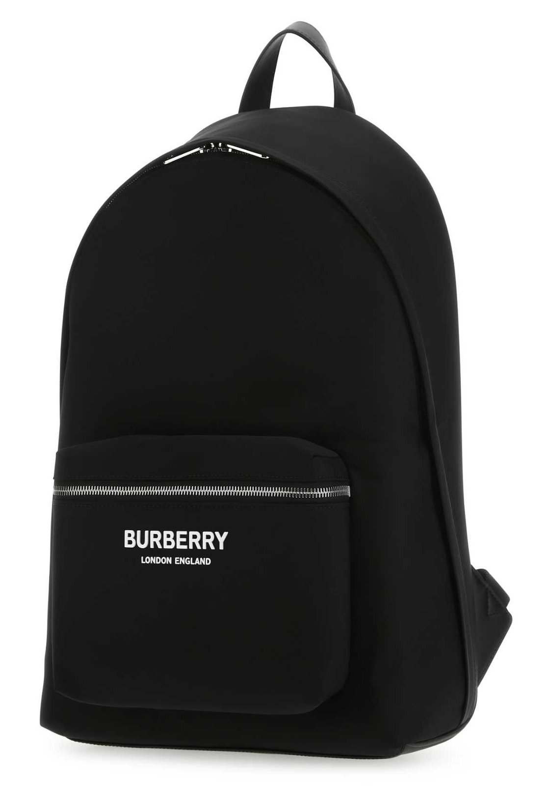 Burberry Logo Printed Zip-Up Backpack