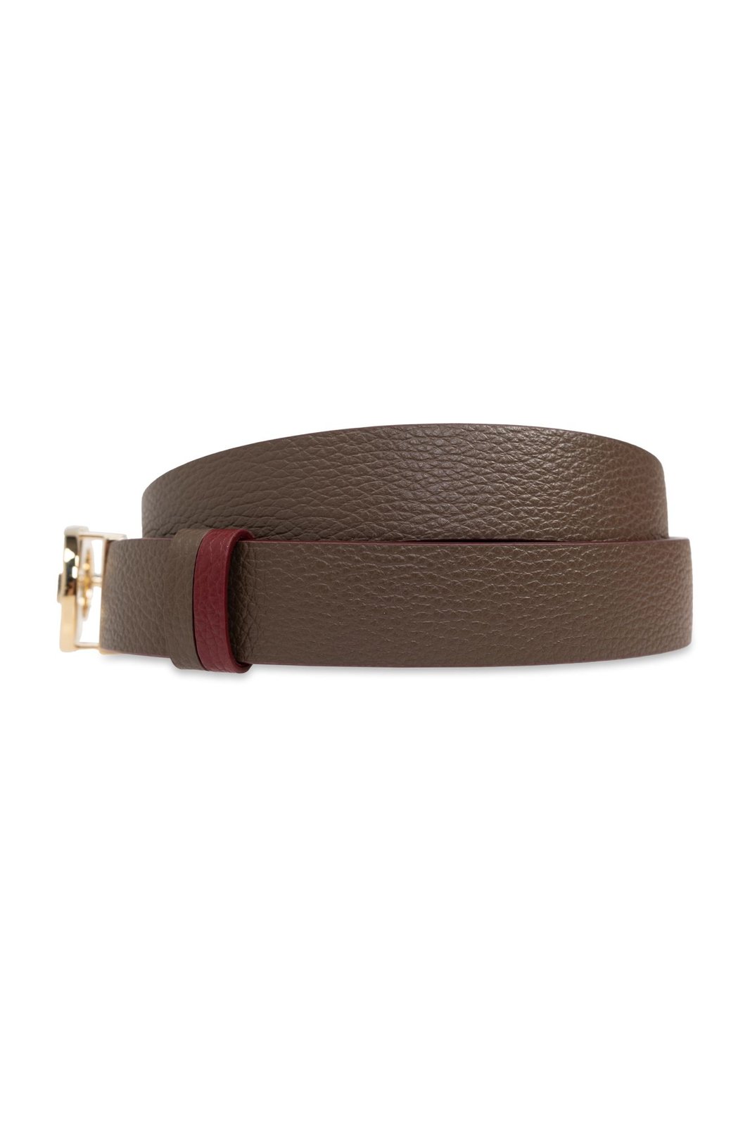 Ferragamo Reversible Logo Plaque Buckle Belt
