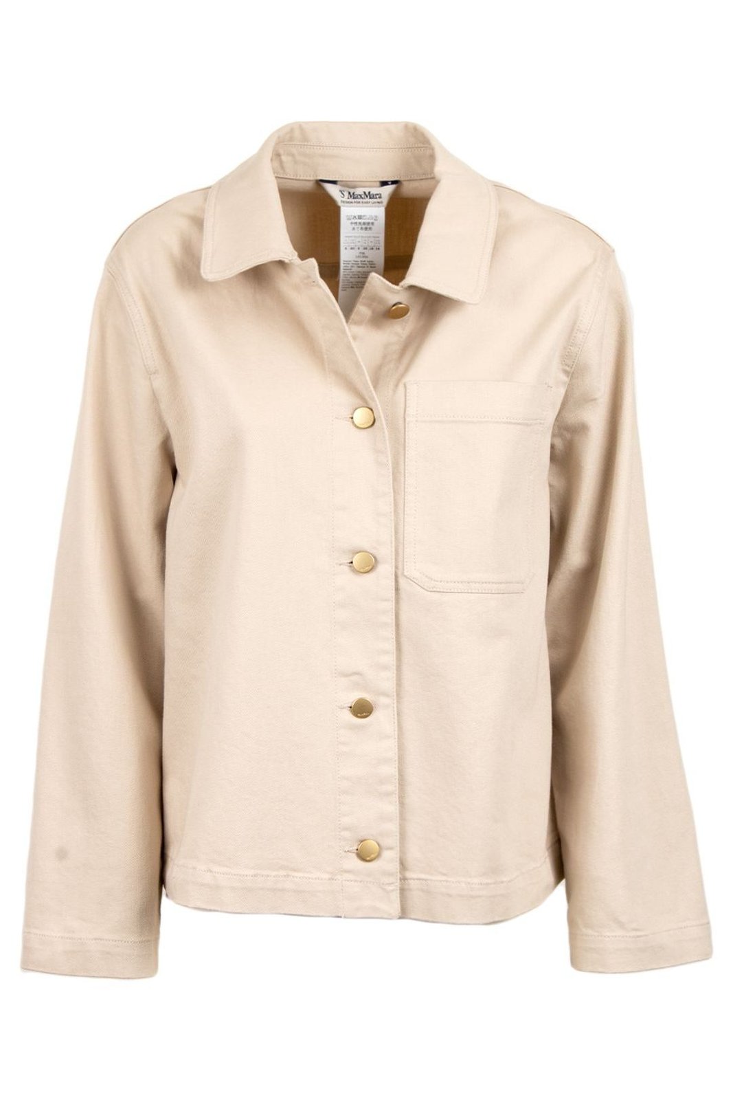MaxMara ジャケット マックスマーラ ファシーノ ボタンアップ デニムジャケット – Cettire