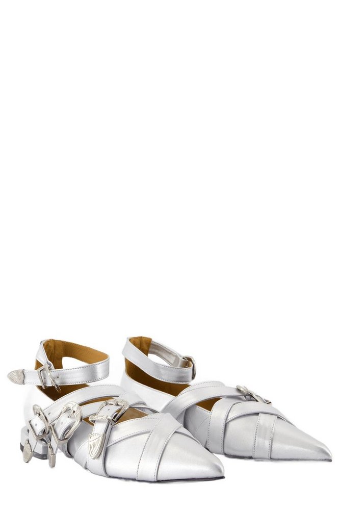 Toga Pulla Cross Strap Ballet Shoes – Cettire