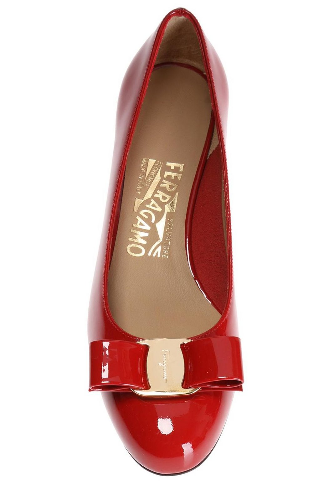 Salvatore Ferragamo キルティング Vara ボウ パンプス