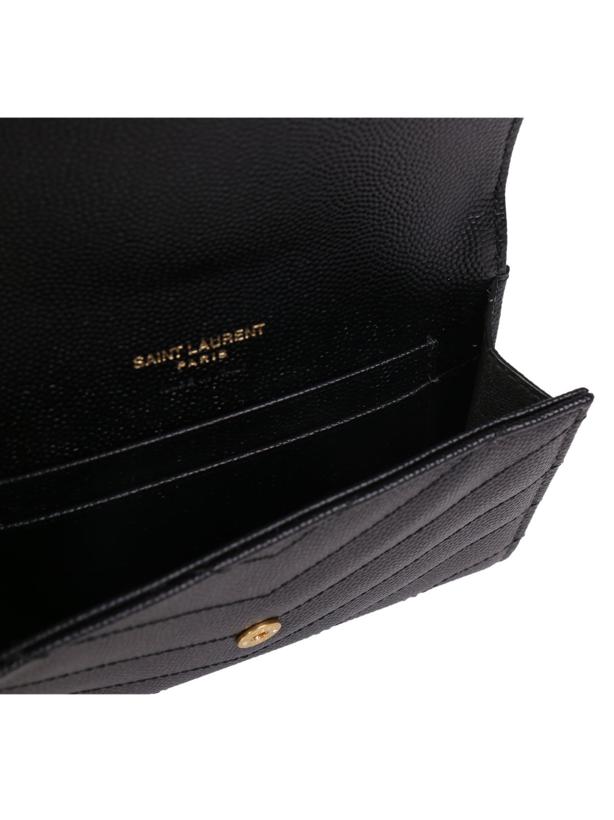 Saint Laurent Small Foldover Monogram Wallet