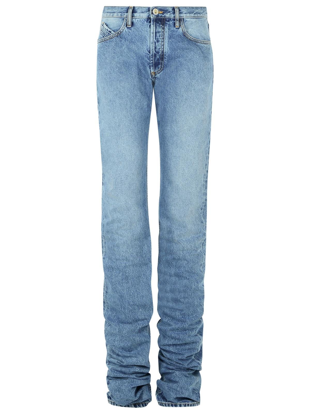The Attico Logo Patch Long Jeans