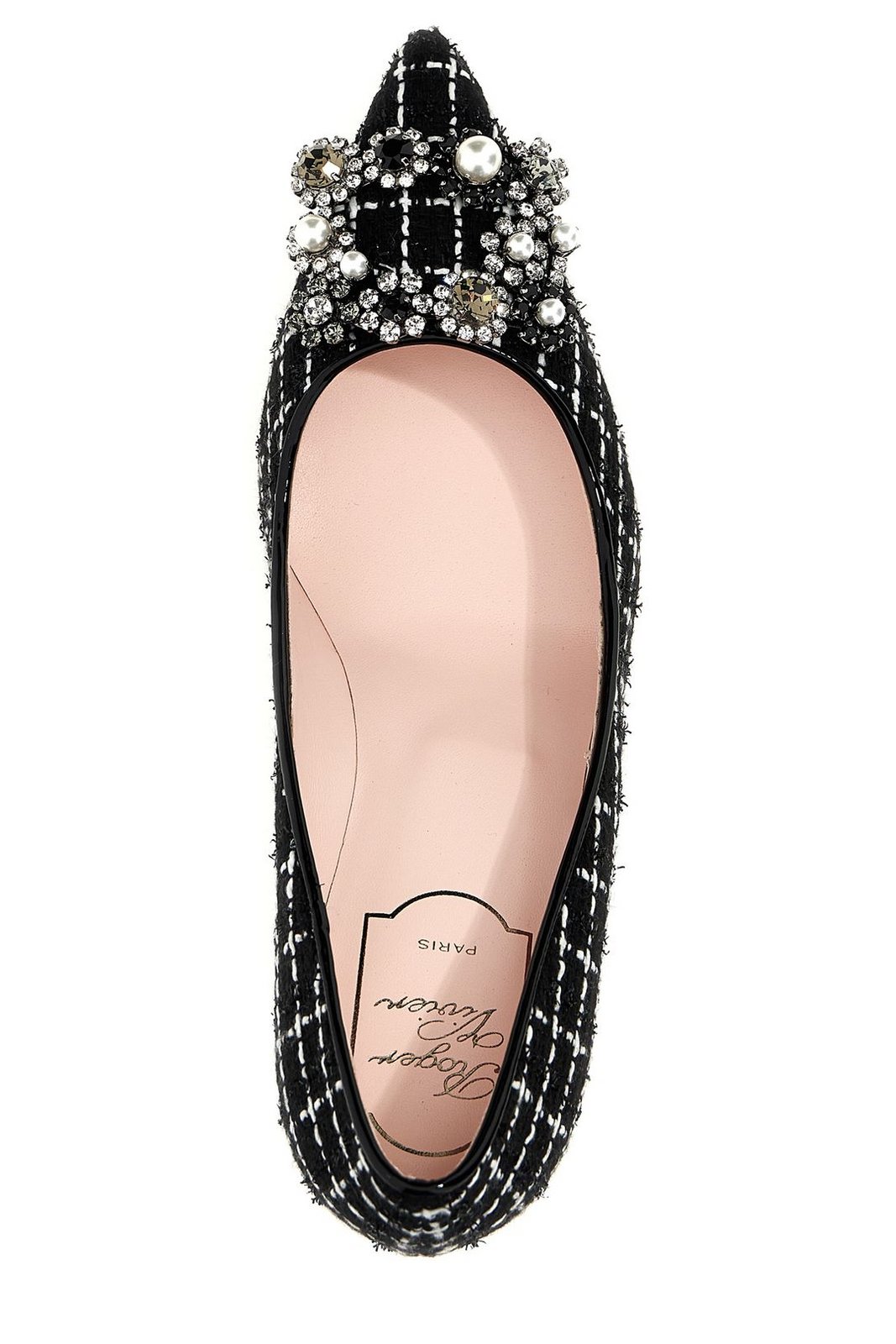 Roger Vivier Flower Strass Pearl Pumps