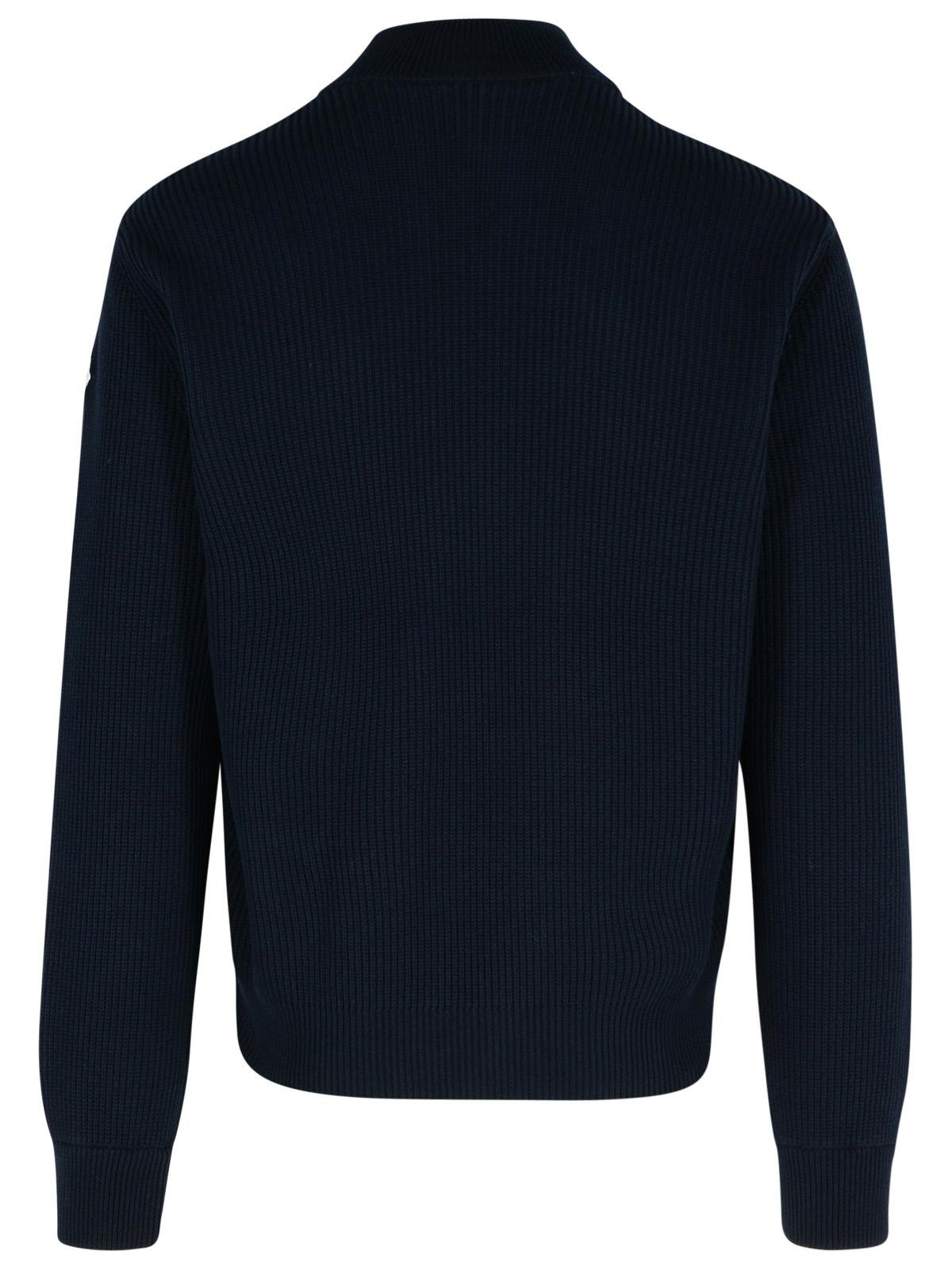 Moncler Logo Patch Zip-Up Cardigan