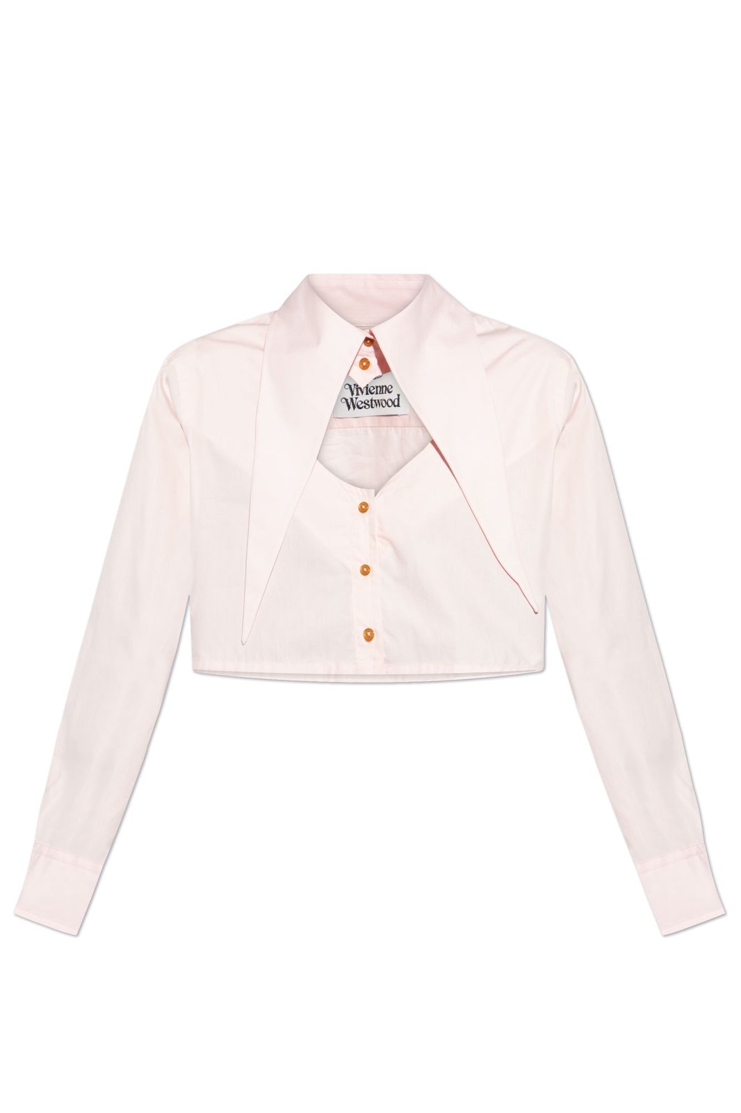 Vivienne Westwood Cut-Out Cropped Shirt