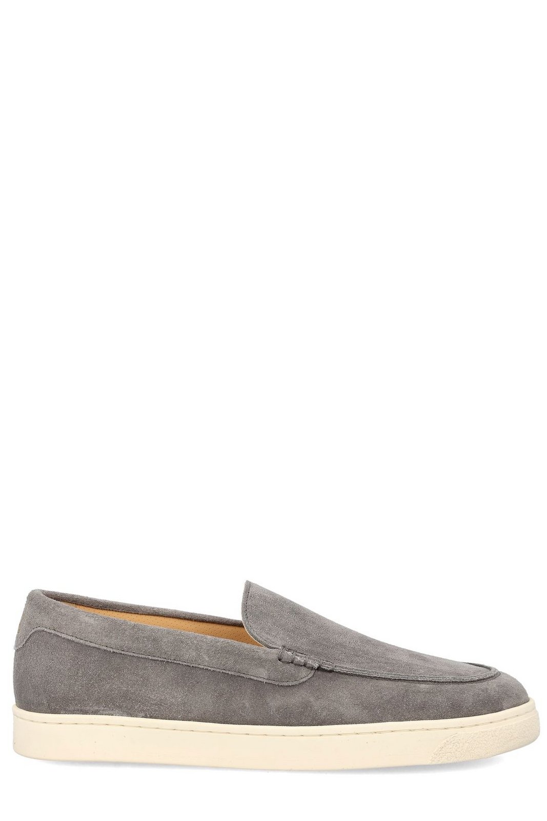 Brunello Cucinelli Round Toe Slip-On Loafers