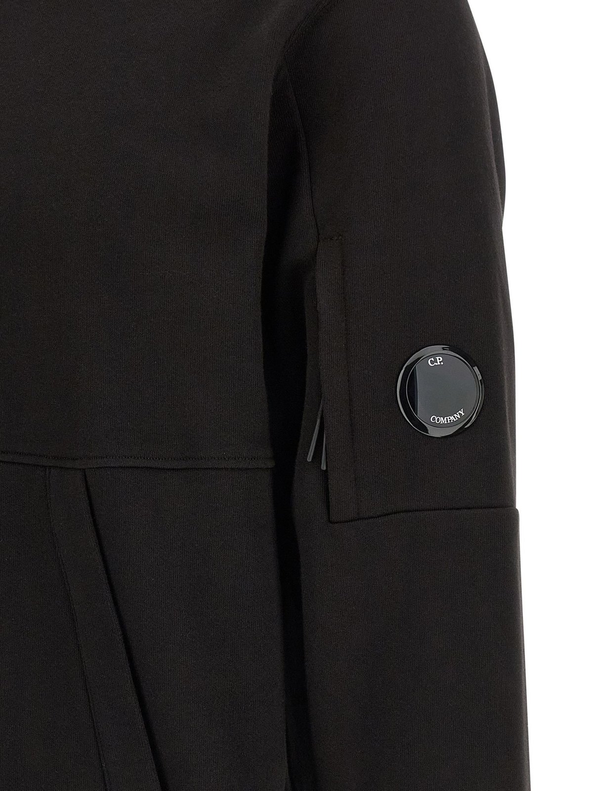 C.P. Company Logo-Print Drawstring Hoodie