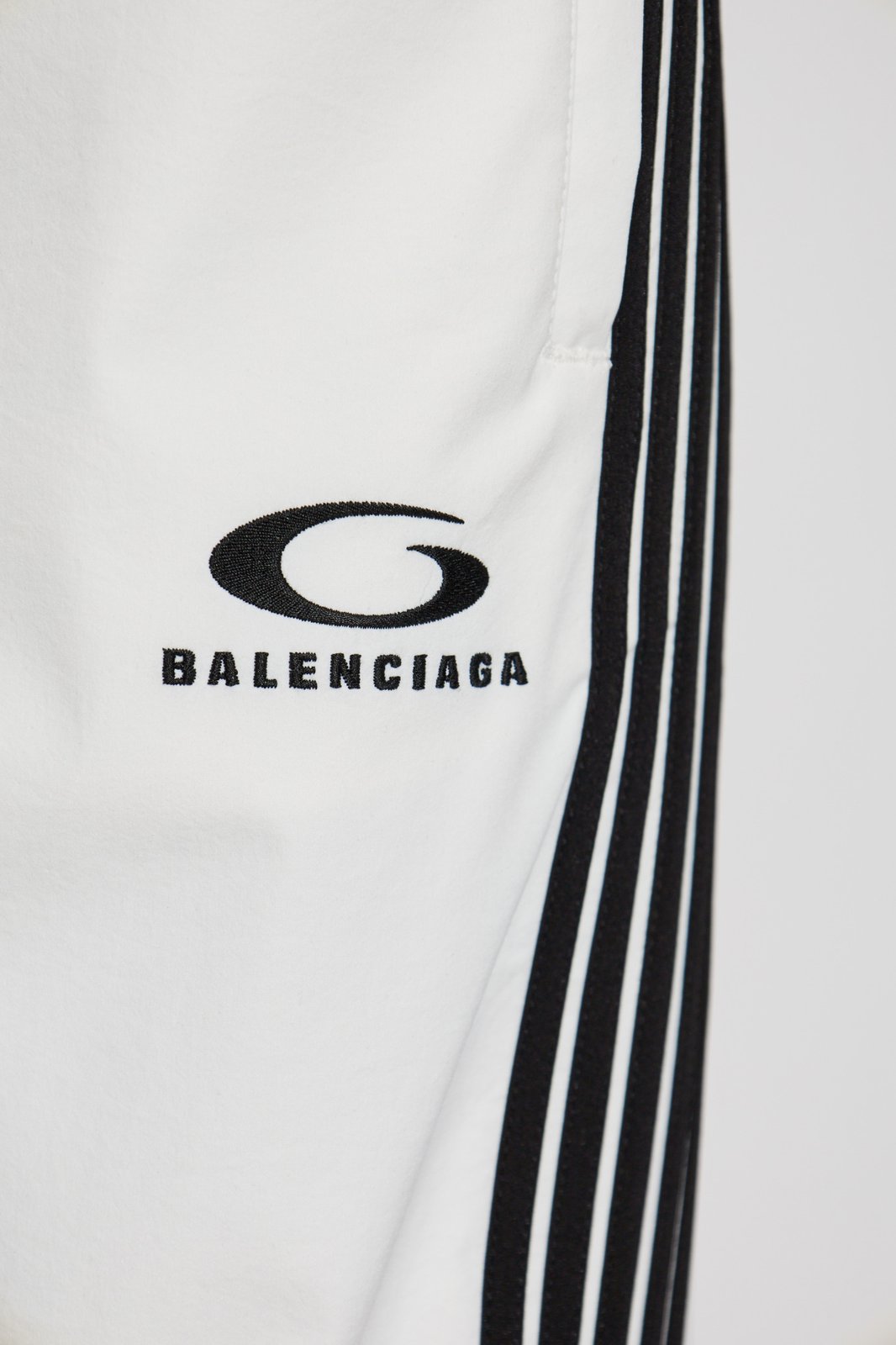 Balenciaga Loop Sports Logo Embroidered Track Pants – On