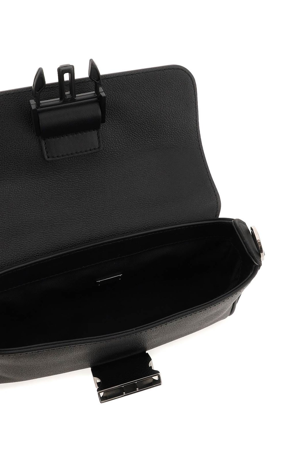 Dolce & Gabbana Logo Plaque Buckled Shoulder Bag