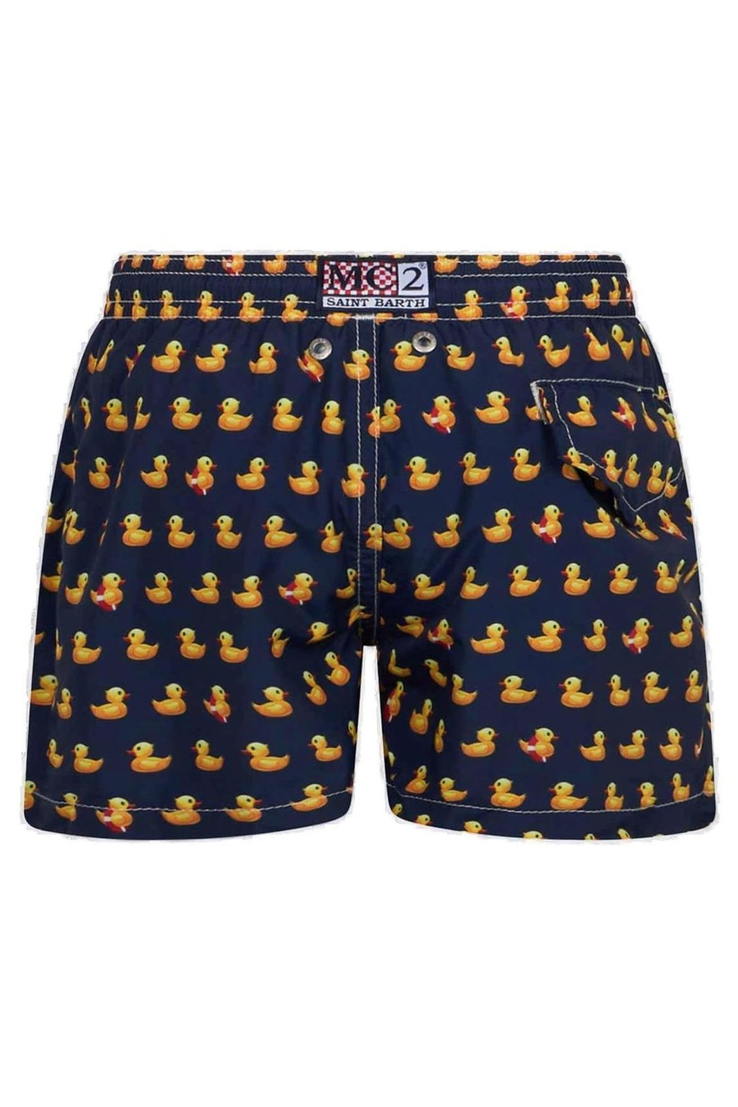Mc2 Saint Barth Kids Dark Printed Drawstring Swim Shorts