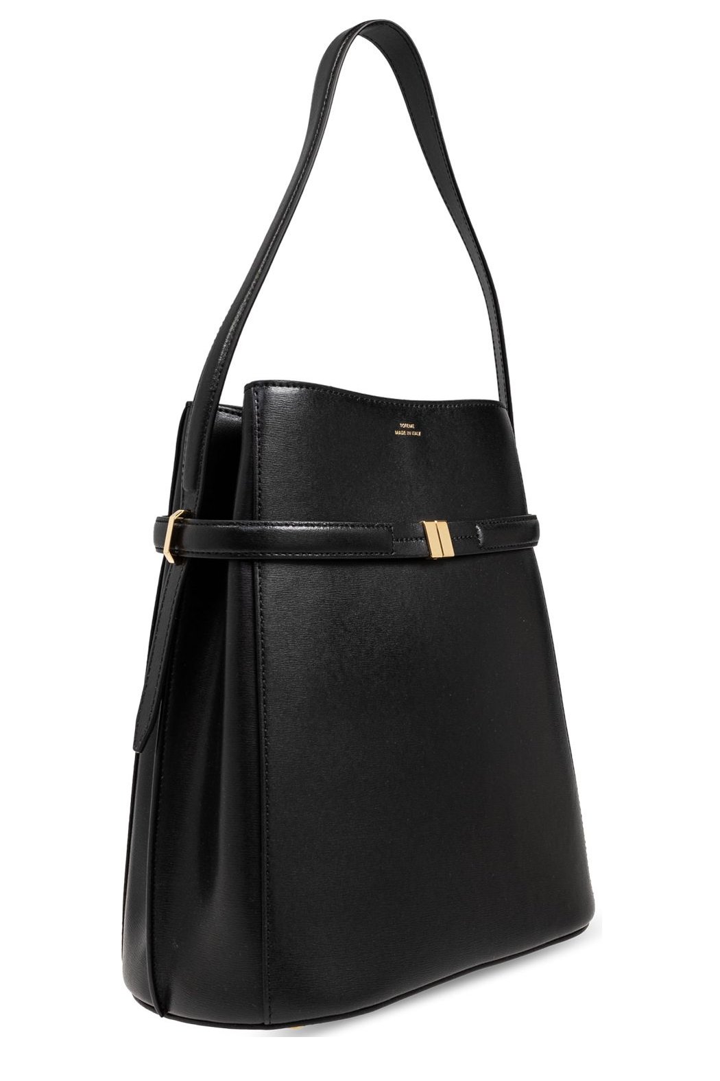 Totême Logo Detailed Belted Bucket Bag
