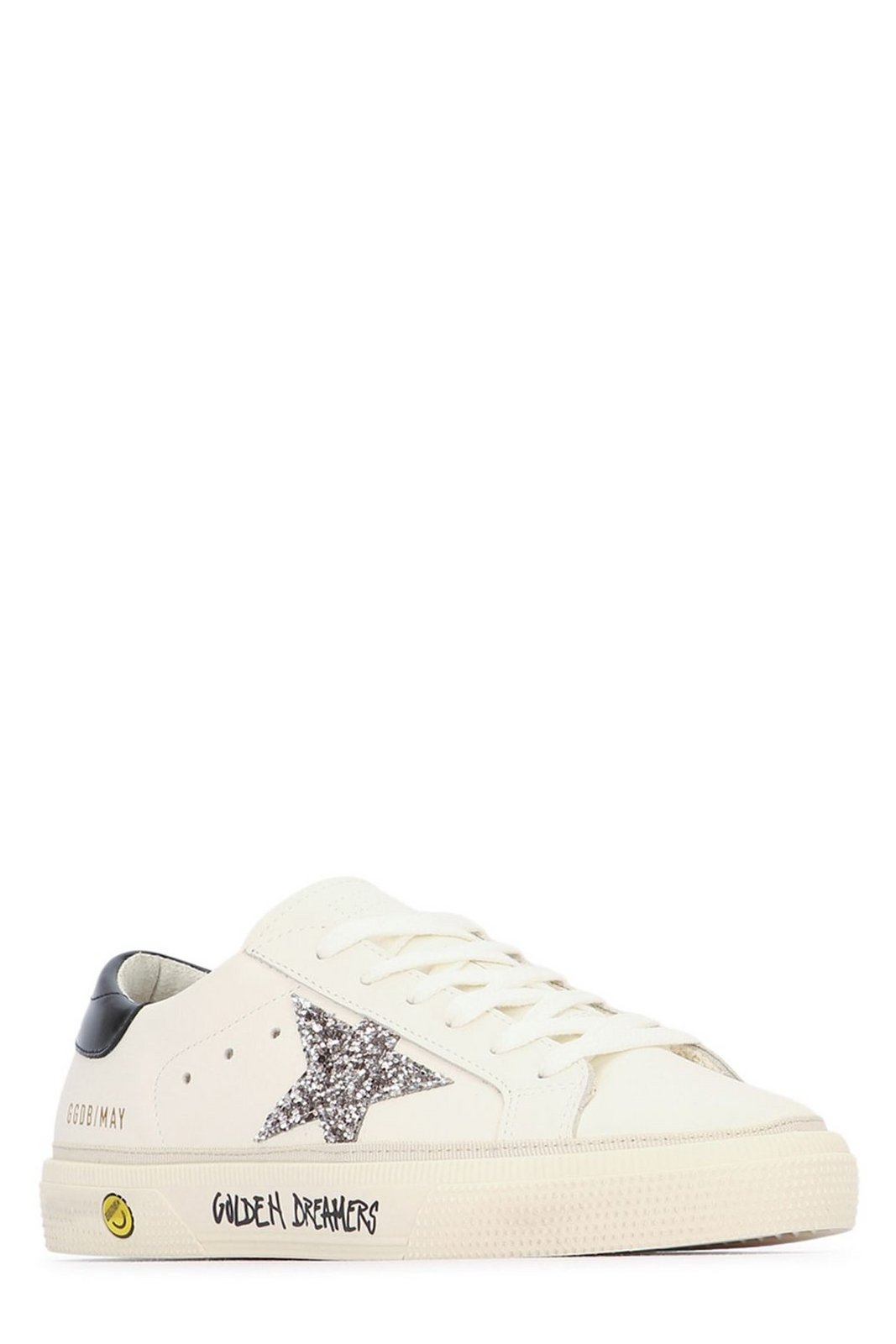 Golden Goose Kids Round Toe Lace-Up Sneakers