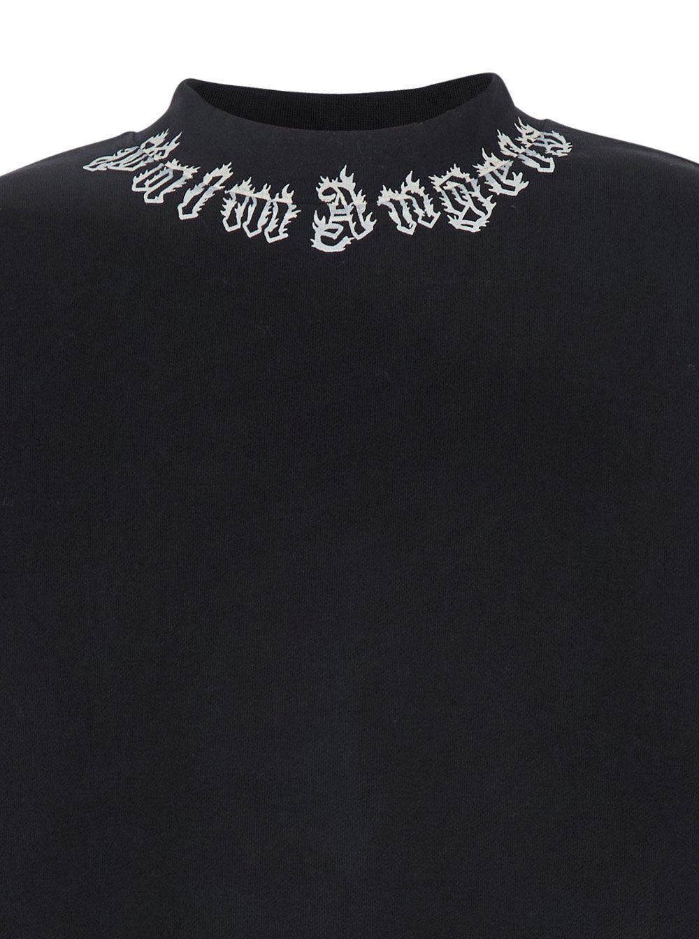 Palm Angels Logo Printed Drop Shoulder Sweatshirt