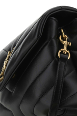 Saint Laurent Loulou Toy Logo Plaque Shoulder Bag
